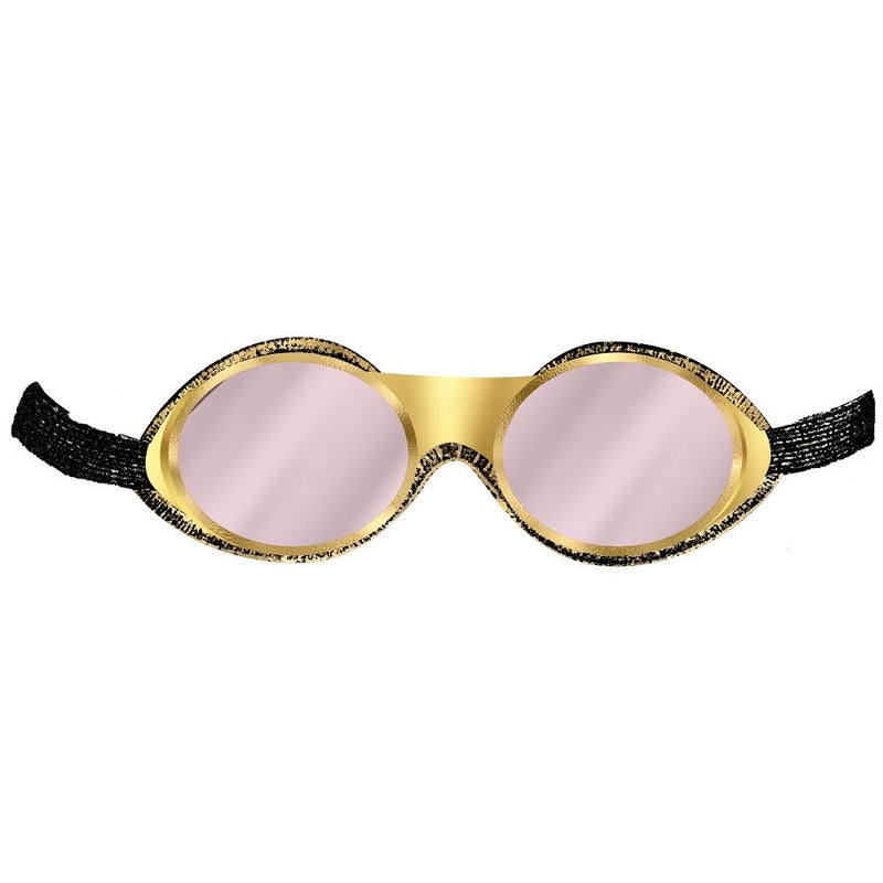 Pink and Gold Steampunk Goggles Fabric Panel - ineedfabric.com