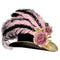 Pink and Gold Steampunk Hat Fabric Panel - ineedfabric.com
