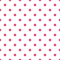 Pink Carmine Dots Fabric - White - ineedfabric.com