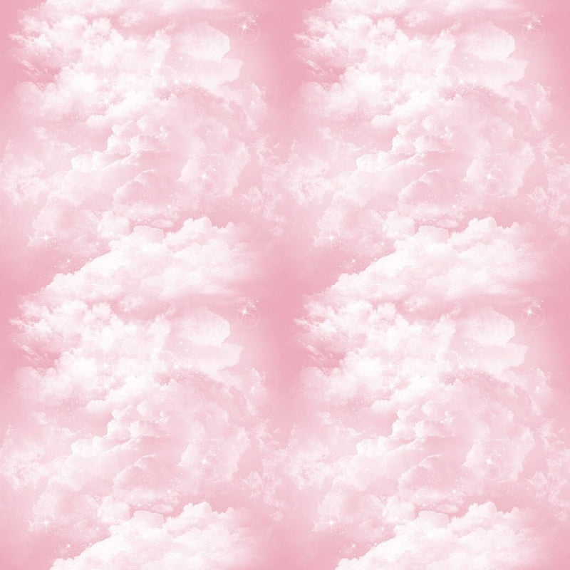 Pink Clouds 2 Fabric - ineedfabric.com