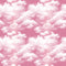 Pink Clouds 3 Fabric - ineedfabric.com