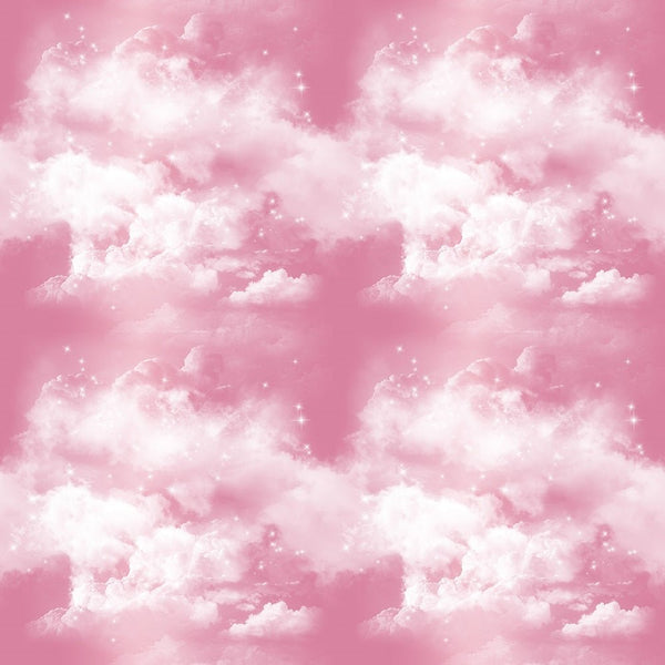 Pink Clouds 4 Fabric - ineedfabric.com
