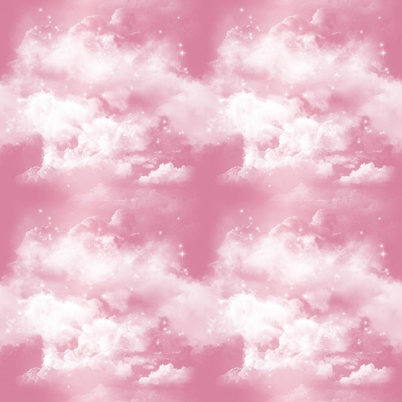 Pink Clouds 4 Fabric - ineedfabric.com