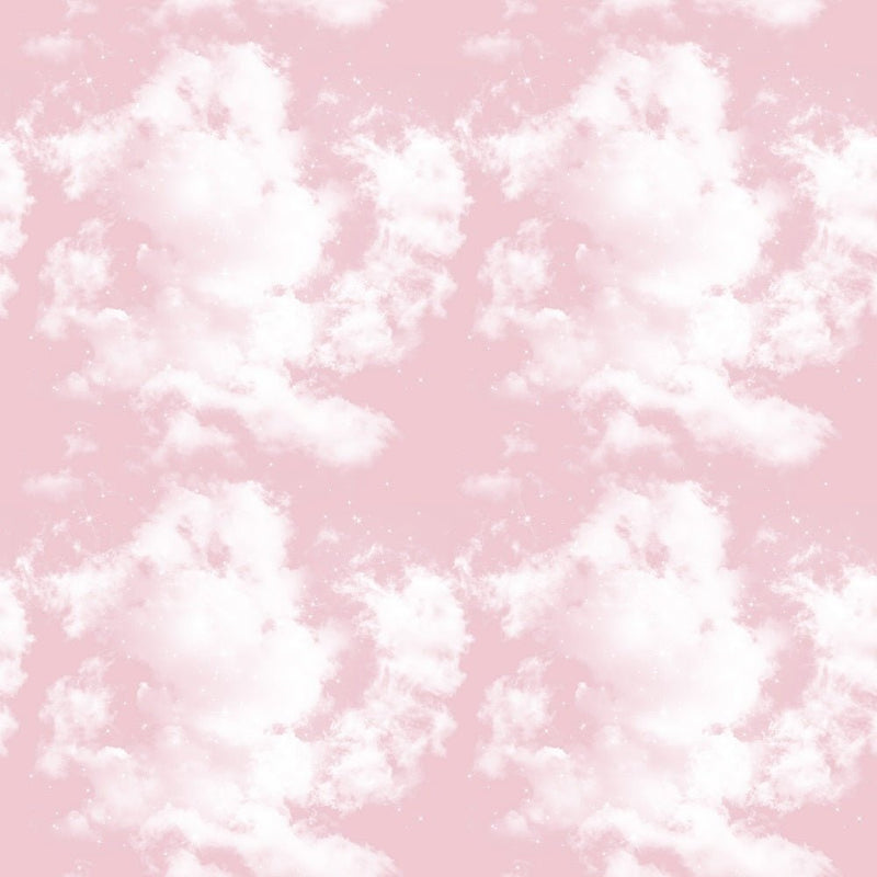 Pink Clouds 5 Fabric - ineedfabric.com