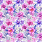 Pink & Purple Flower Fabric - ineedfabric.com