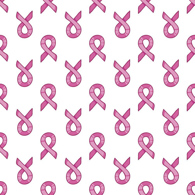 Pink Ribbon Breast Cancer Fabric - ineedfabric.com