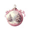 Pink Vintage Ornament Fabric Panel - ineedfabric.com