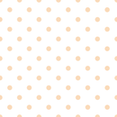 Pizazz Peach Dots Fabric - White - ineedfabric.com