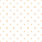 Pizazz Peach Dots Fabric - White - ineedfabric.com