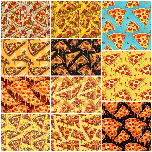 Pizza Melt Fabric Collection - 1 Yard Bundle - ineedfabric.com