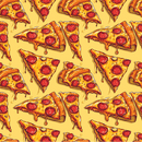 Pizza Melt Pattern 10 Fabric - ineedfabric.com