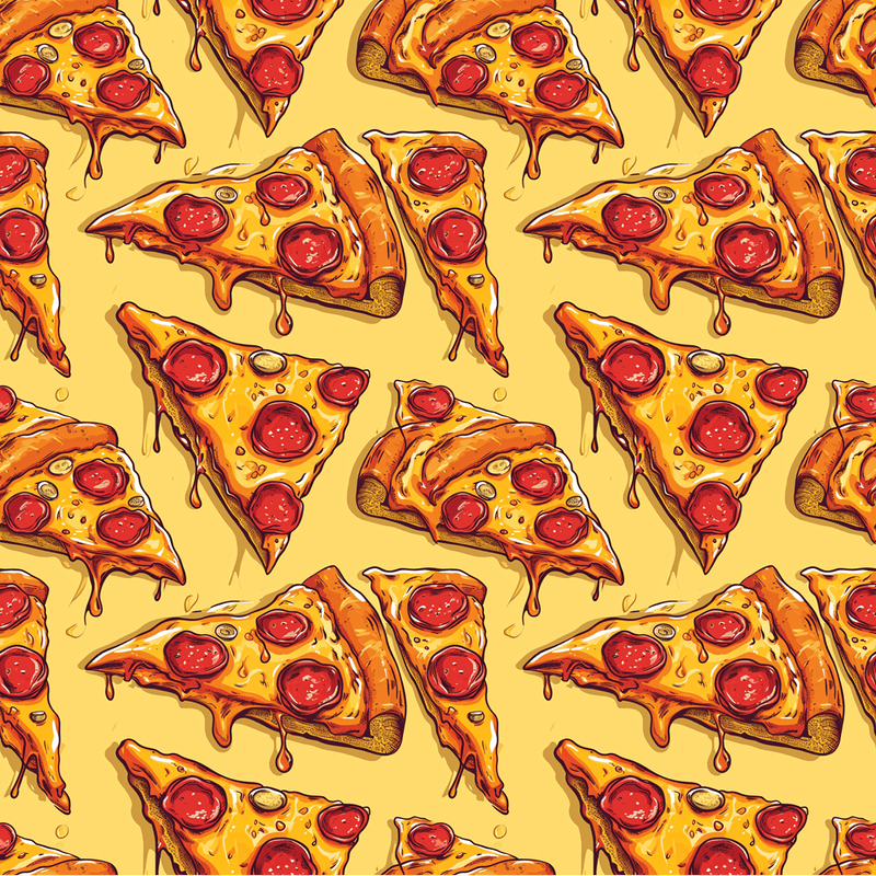 Pizza Melt Pattern 10 Fabric - ineedfabric.com