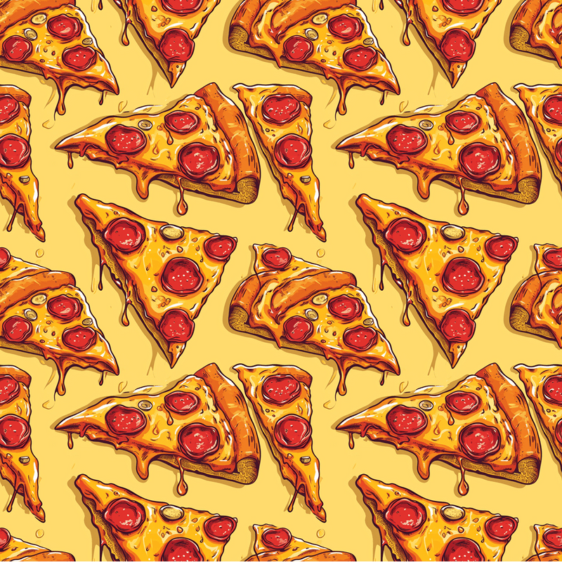 Pizza Melt Pattern 10 Fabric - ineedfabric.com