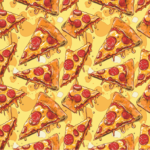 Pizza Melt Pattern 11 Fabric - ineedfabric.com