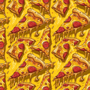 Pizza Melt Pattern 2 Fabric - ineedfabric.com