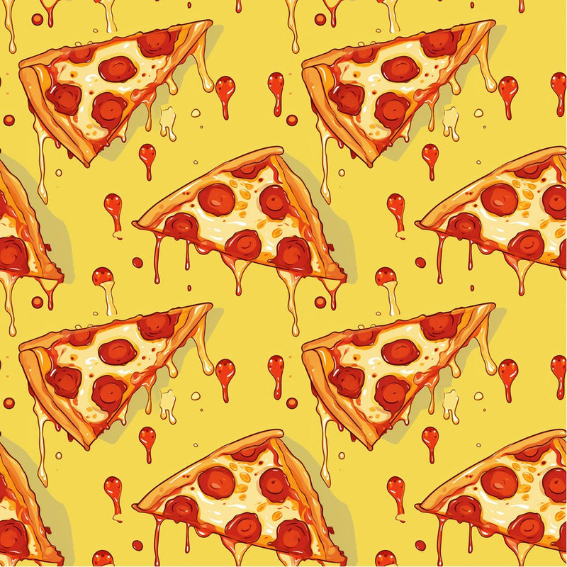 Pizza Melt Pattern 4 Fabric - ineedfabric.com