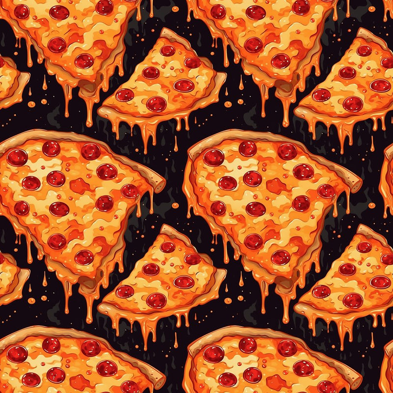 Pizza Melt Pattern 7 Fabric - ineedfabric.com