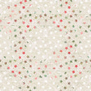 Poinsettia Grunge Stars Fabric - Multi - ineedfabric.com