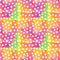 Polka Dots on Colorful Grunge Fabric - ineedfabric.com