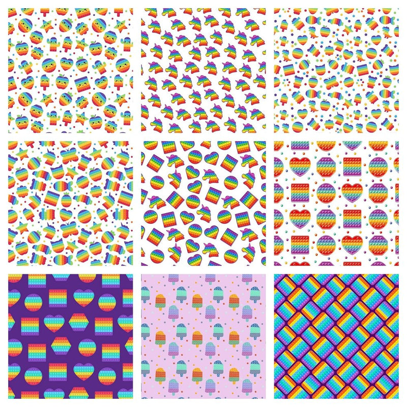 Pop-it Fabric Collection - 1 Yard Bundle - ineedfabric.com