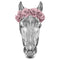 Portrait of Horse with Wreath Fabric Panel - ineedfabric.com