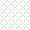 Powder Blue and Green Dots Fabric - ineedfabric.com