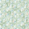 Powder Blue Green Leaves Fabric - ineedfabric.com