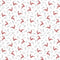 Prancing Reindeer Fabric - White - ineedfabric.com