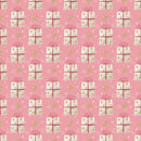 Presents & Snowflakes Fabric - Pink - ineedfabric.com