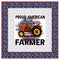Proud American Farmer Wall Hanging 42" x 42" - ineedfabric.com