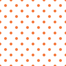 Pumpkin Dots Fabric - White - ineedfabric.com