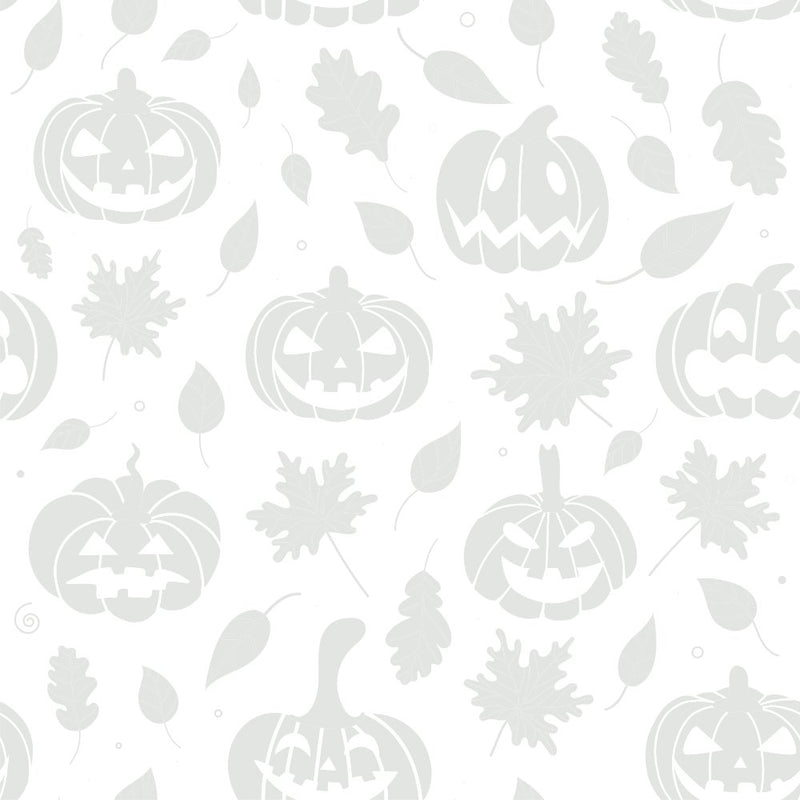Pumpkin & Leaf Silhouettes Tone on Tone Fabric - ineedfabric.com