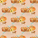 Pumpkin Pie Fabric - Tan - ineedfabric.com