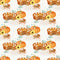 Pumpkin Pie Fabric - White - ineedfabric.com