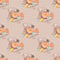 Pumpkin Pie Mixer on Dots Fabric - Tan - ineedfabric.com