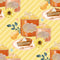 Pumpkin Pie Sugar and Flour Fabric - Yellow - ineedfabric.com