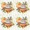 Pumpkin Spice Latte Cupcake on Stars Fabric - ineedfabric.com