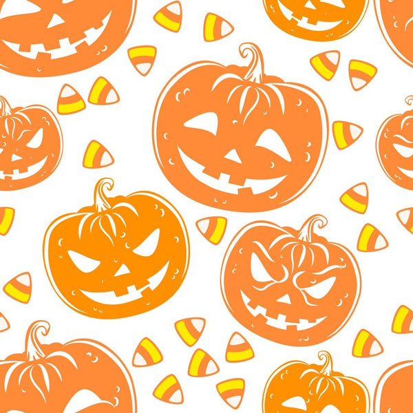 Pumpkins & Candies Fabric - ineedfabric.com