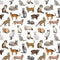 Purebred Cat Fabric - Multi - ineedfabric.com