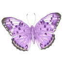Purple Butterfly Fabric Panel - ineedfabric.com