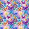 Rainbow Butterfly Explosion Fabric - ineedfabric.com