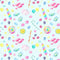 Rainbow Candy Fabric - Blue - ineedfabric.com