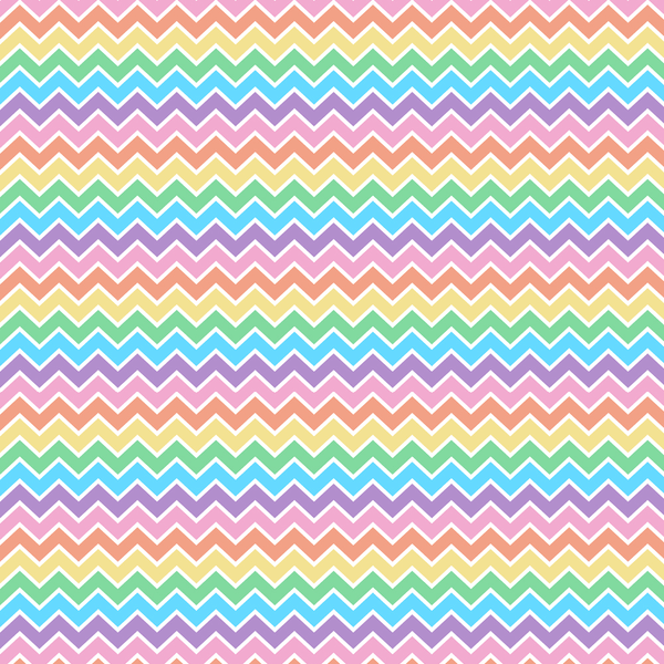 Rainbow Chevron Fabric - Multi - ineedfabric.com