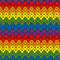 Rainbow Chick Pattern Fabric - Multi - ineedfabric.com