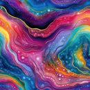 Rainbow Glitter Agate 2 Fabric - ineedfabric.com