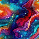 Rainbow Glitter Agate 6 Fabric - ineedfabric.com