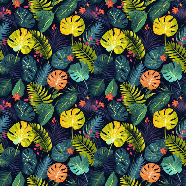 Rainforest Leaves Forest - ineedfabric.com