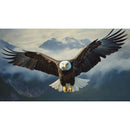 Realistic Bald Eagle Fabric Panel - ineedfabric.com