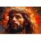 Realistic Jesus Painting Fabric Panel - ineedfabric.com