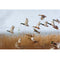 Realistic Mallards Flying Over Lake Fabric Panel - ineedfabric.com